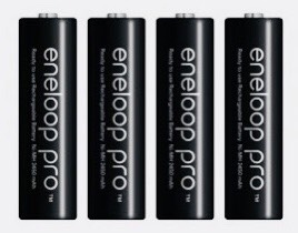 Rechargeable Battery Eneloop Pro 2550mA แพ็ค 4 ก้อน