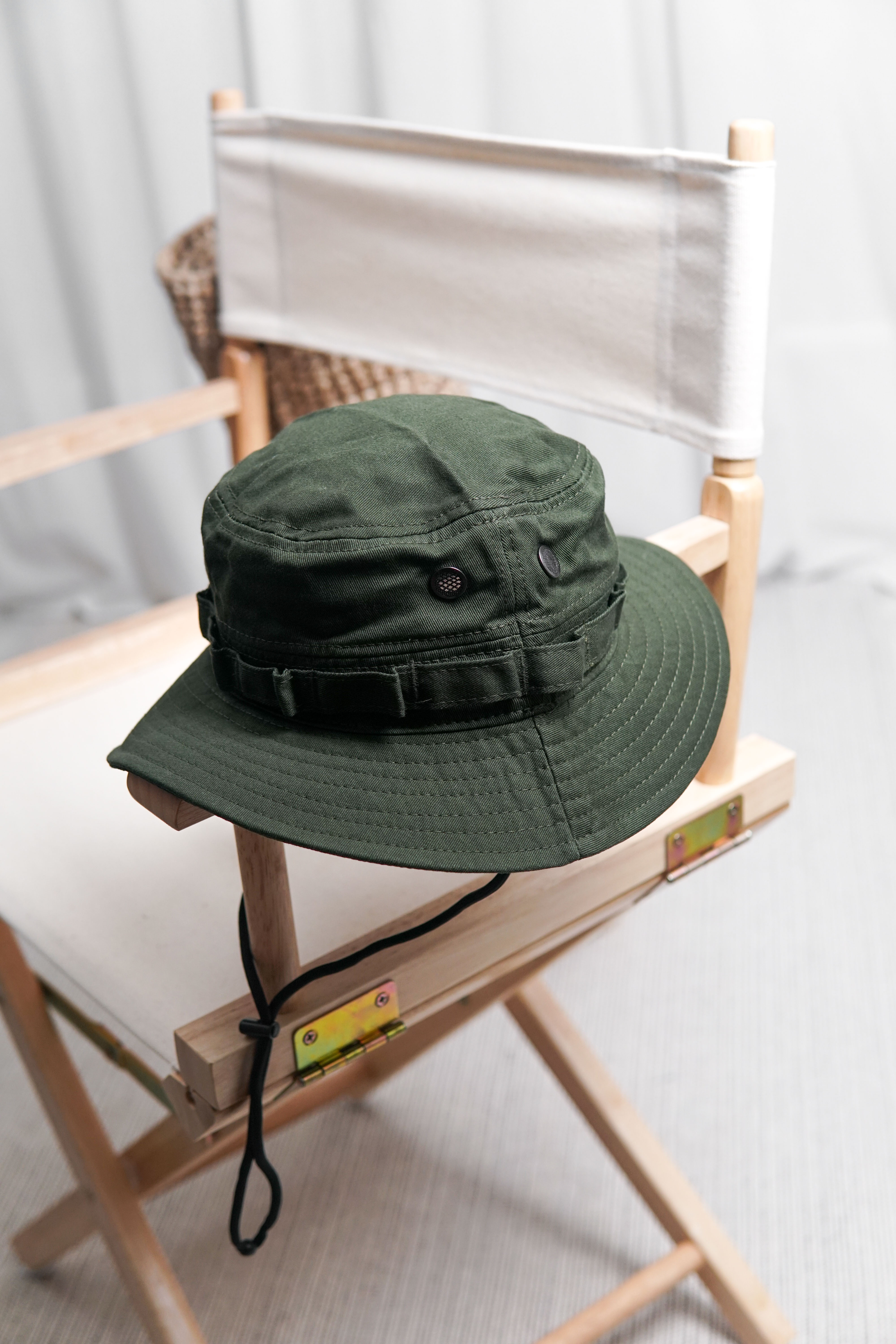 G236 Army Green (หมวกเดินป่า ทรงบักเก็ต เขียวทหาร)