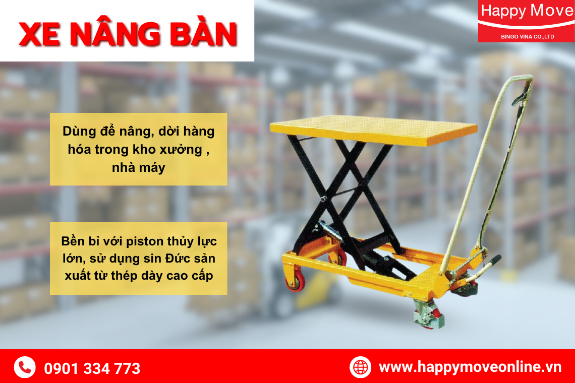 xe nâng bàn