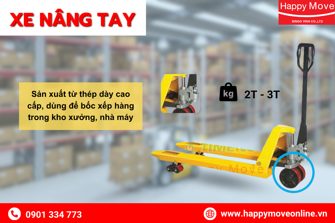 xe nâng tay - happy move