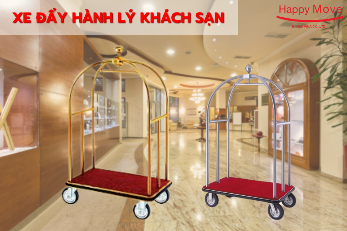 Xe đẩy hành lý khách sạn Xe đẩy hành lý khách sạn