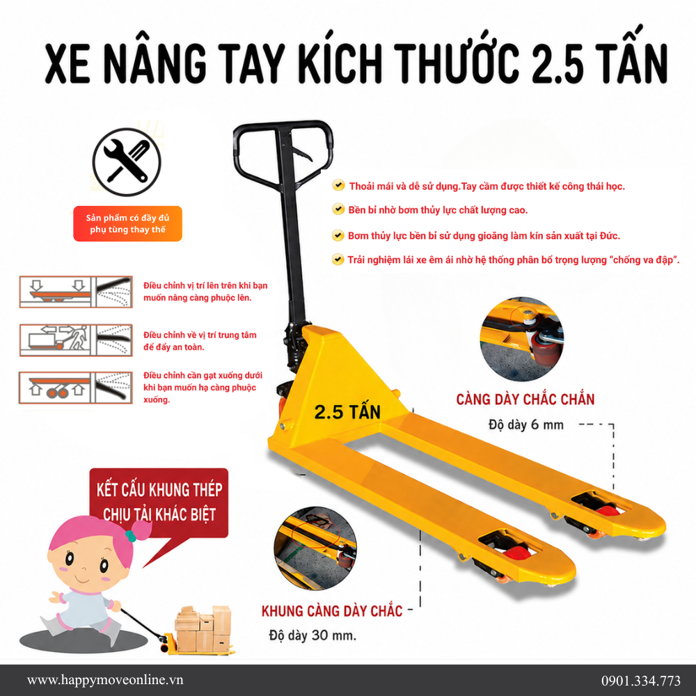 Xe nâng tay 