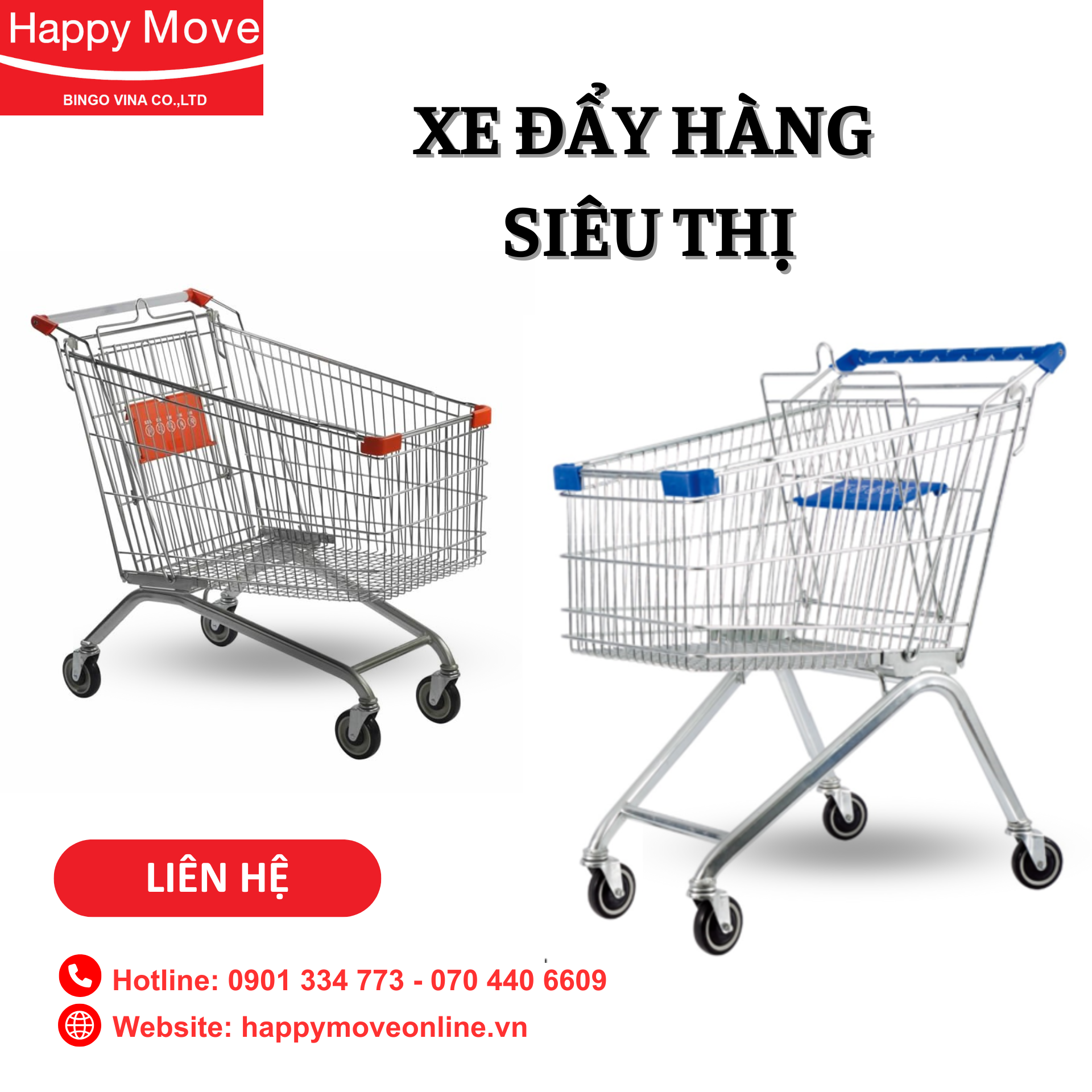 Xe đẩy siêu thị