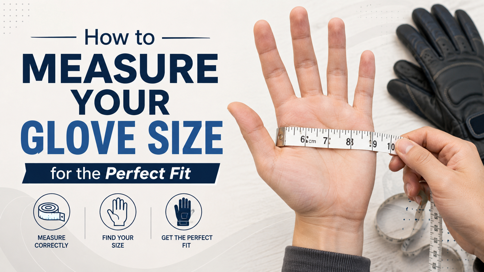How to measure hand circumference for safety gloves
