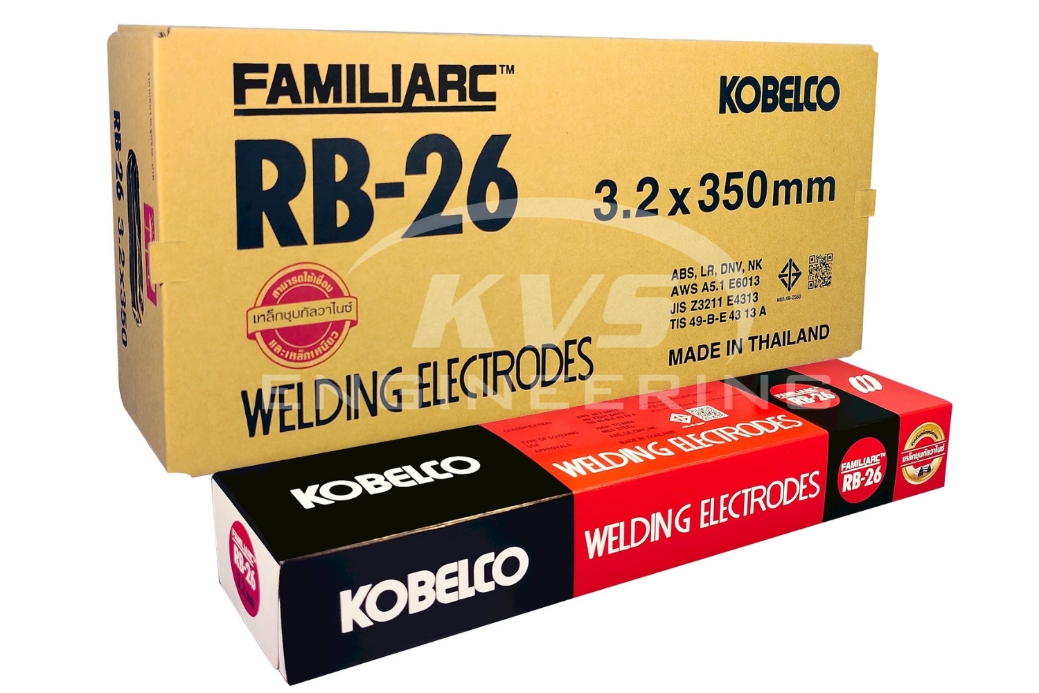 ลวดเชื่อมไฟฟ้า KOBE RB-26 (AWS A5.1 E6013)