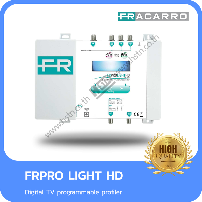 Fracarro FRPRO  Light HD Digital TV Programmable Profiler