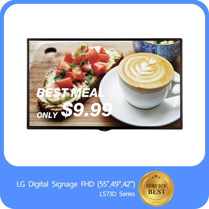LG Digital Signage FHD (55",49",42") LS73D Series