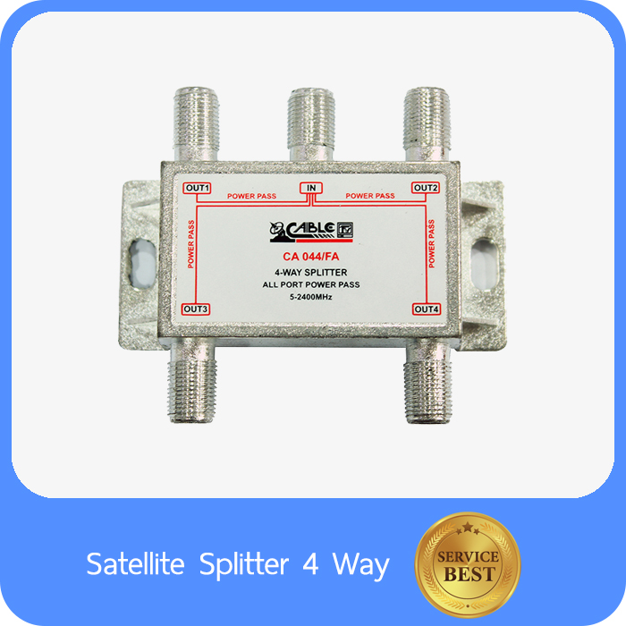 Satellite Splitter 4 Way