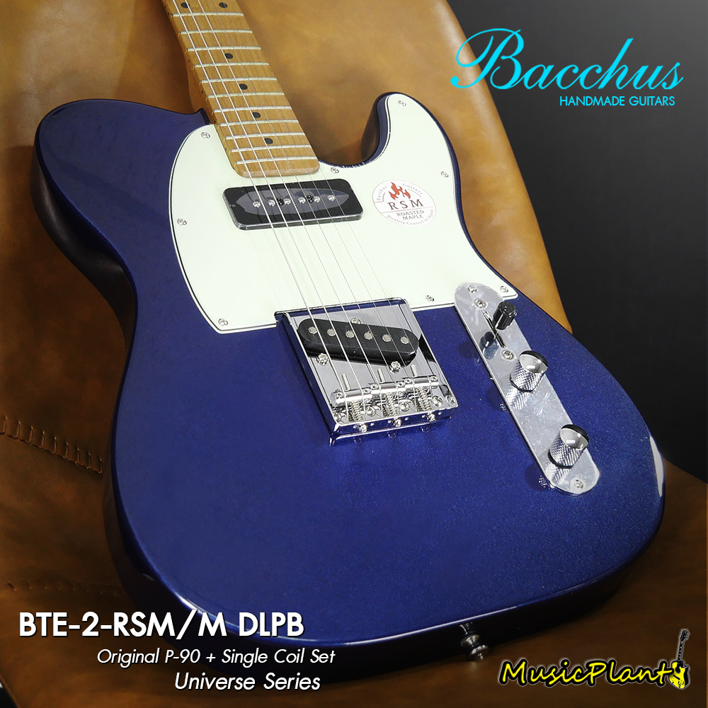 Bacchus バッカス BTE-2RSM M DLPB ブルー テレキャスター - ギター