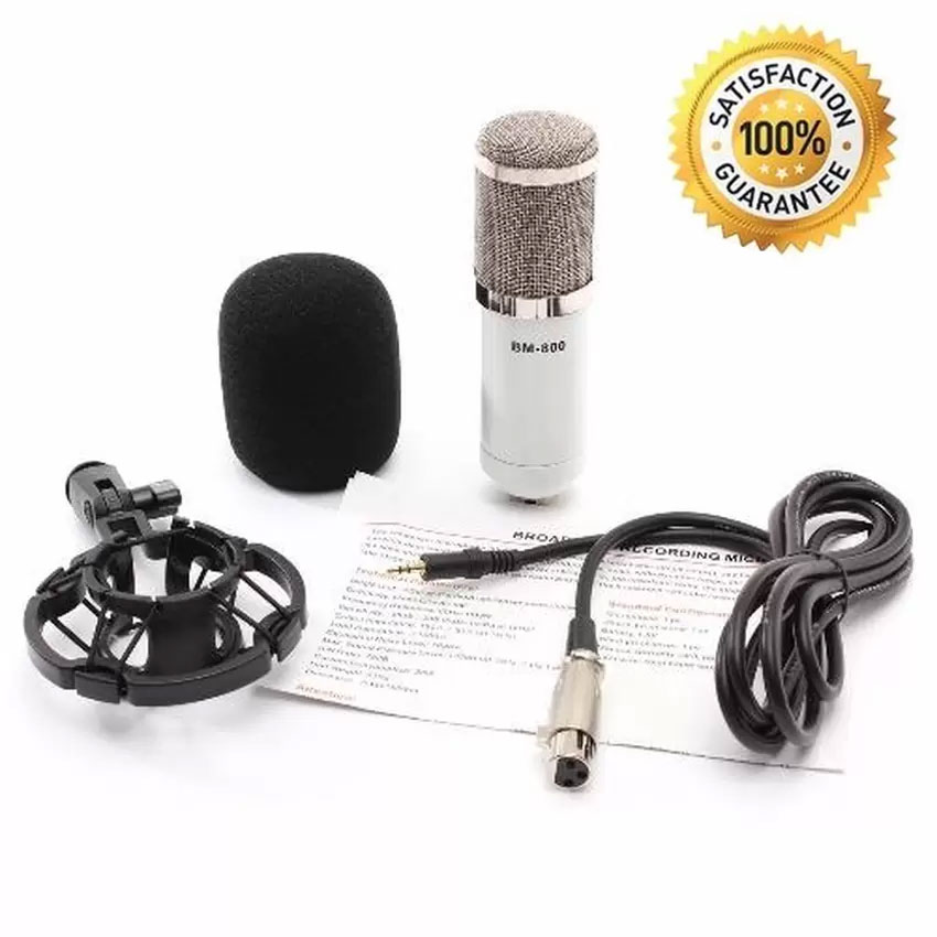 BM-800 ไมค์อัดเสียง Condenser Microphone - musicplant