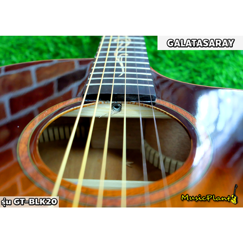 Galatasaray: GT-BLK20 TB, Acoustic Electric Guitar, Top ...