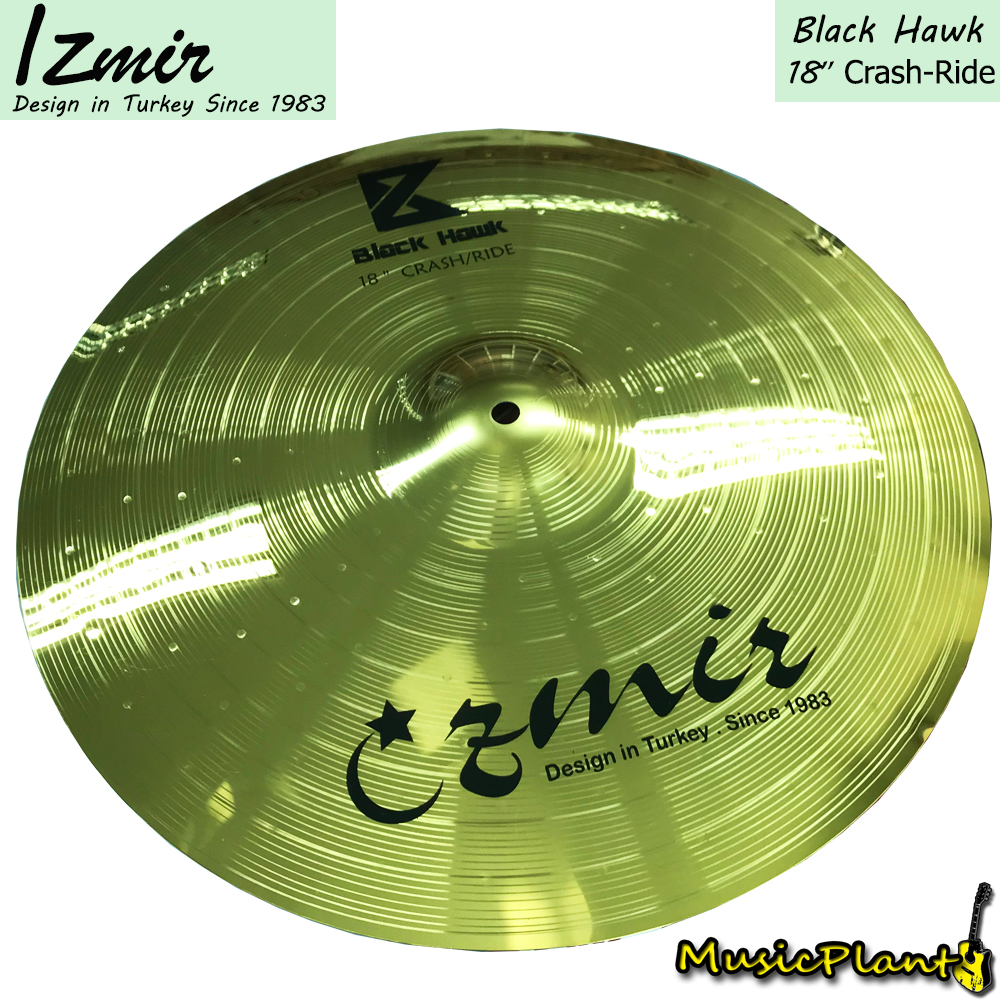 ฉาบทองเหลืองกลองชุด Izmir รุ่น Black Hawk เซ็ตมี 5 ใบ (14"HiHat , 16
