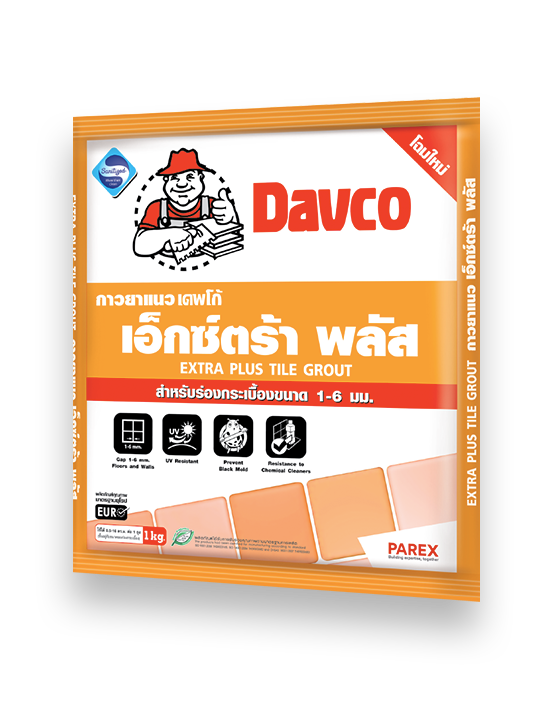 กาวยาแนว Davco Extra Plus, 1 kg/bag