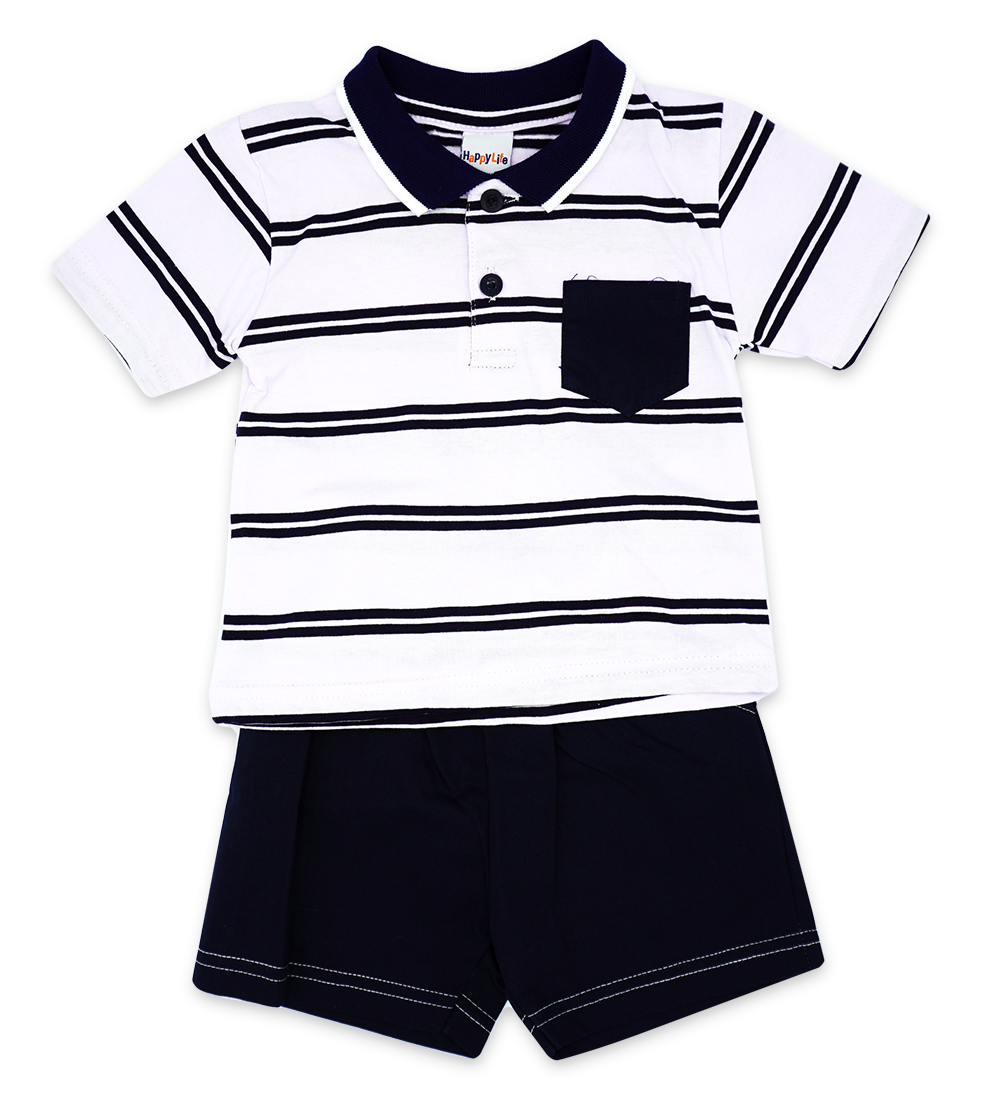 denim 2 piece short set