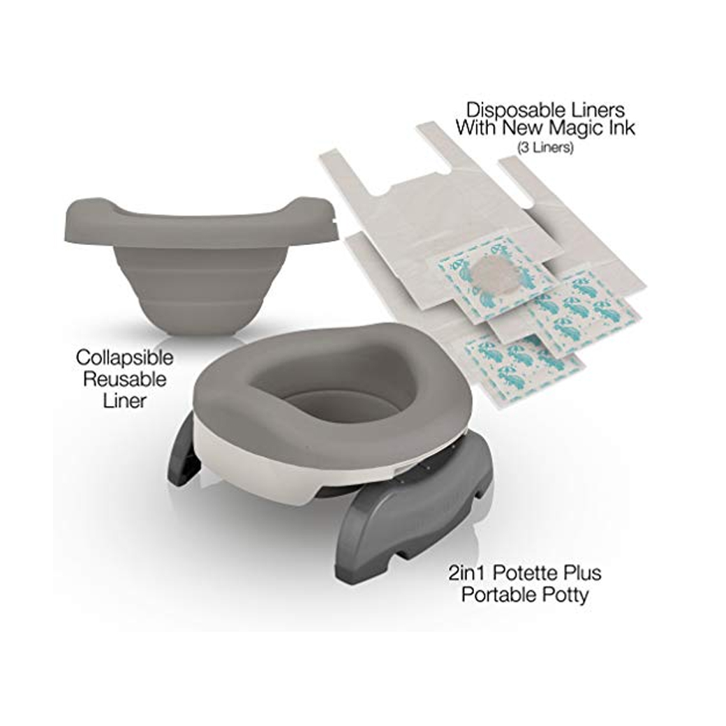 POTETTE PLUS Reusable Liner แผ่นซิลิโคนรองนั่ง pungklom