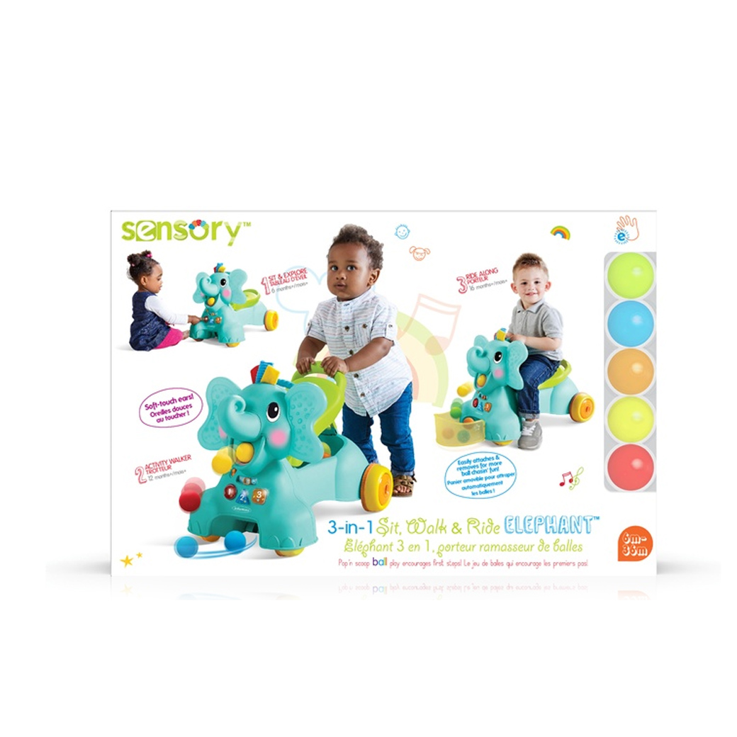 infantino sit walk and ride elephant