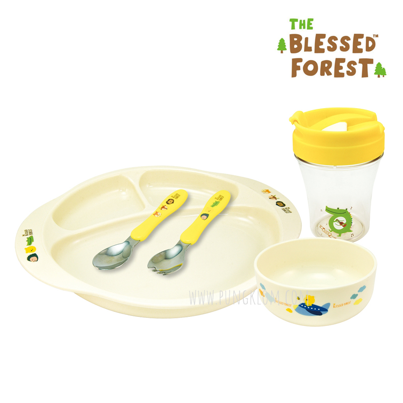 ชุดจานอาหารเด็ก The Blessed Forest (5 pcs) (2y+)