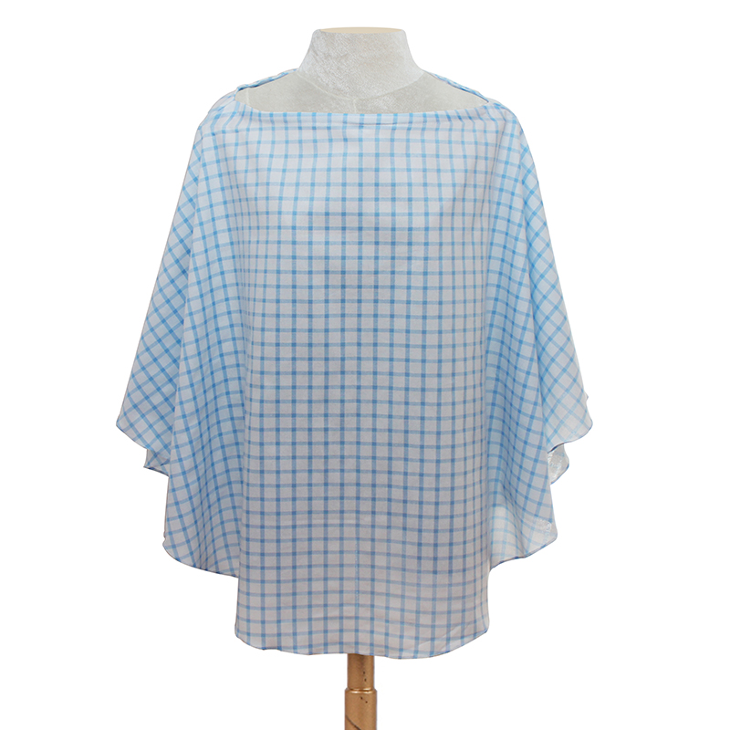 BEANIE NAP ผ้าคลุมให้นม Nursing Cover Cotton Oxford - Blue Table