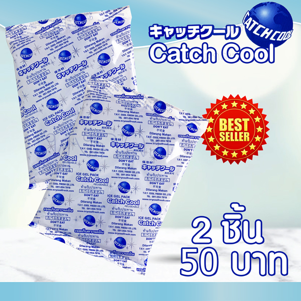 เจลรักษาความเย็น Catch Cool (14x19 cm) (2 Pcs)