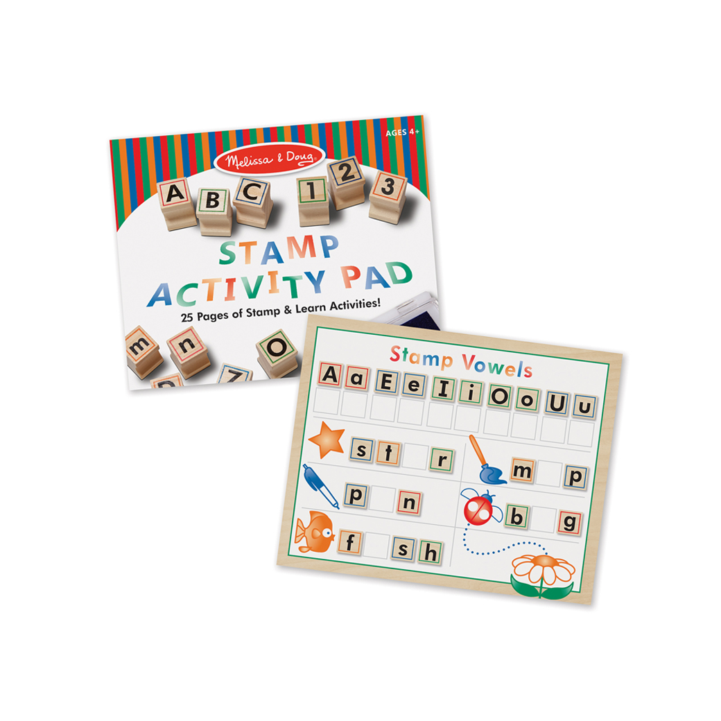 wooden stamp set melissa and doug