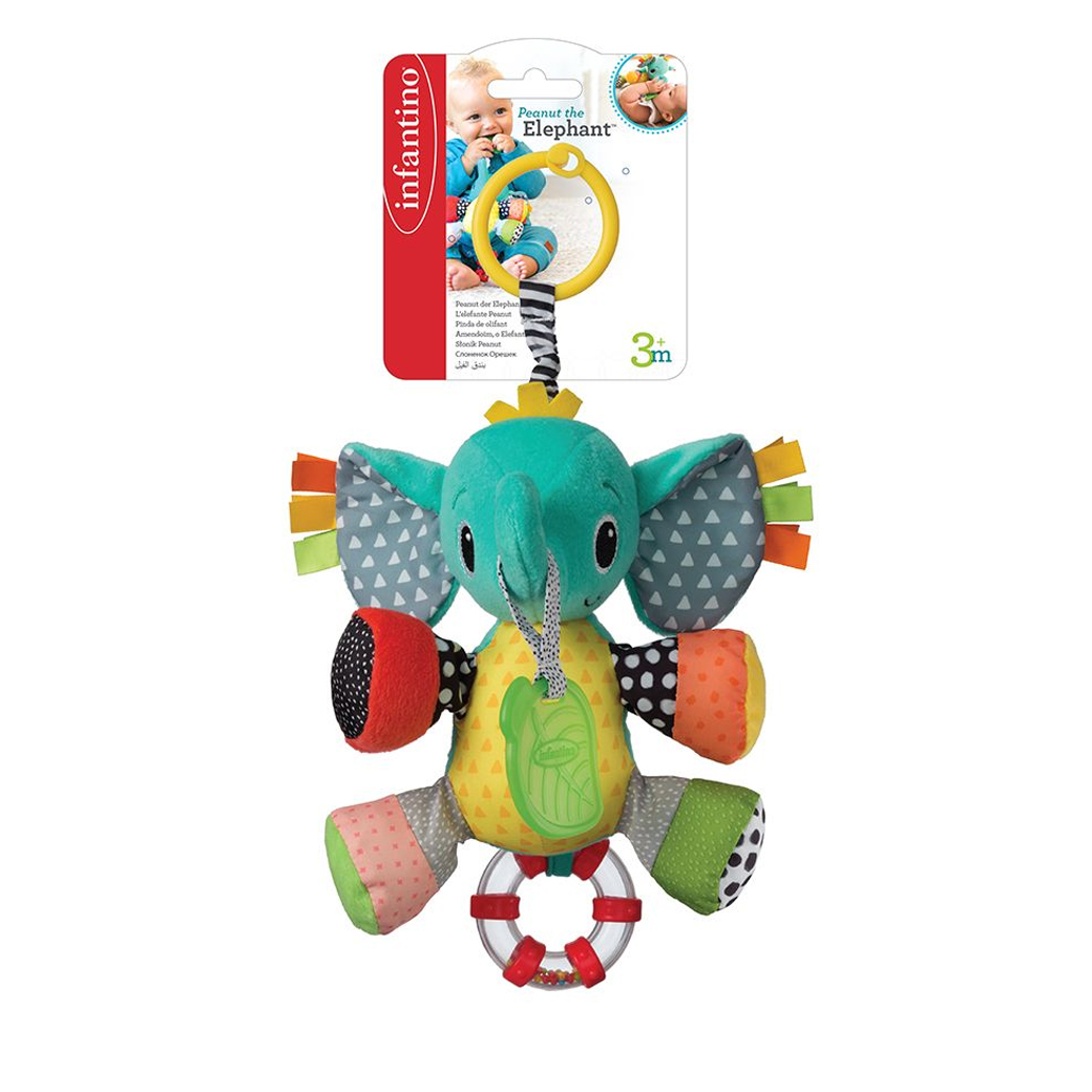 infantino elephant teether