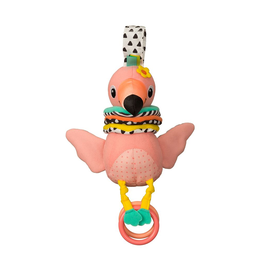 Infantino Hug Tug Musical Monkey Flamingo Pungklom