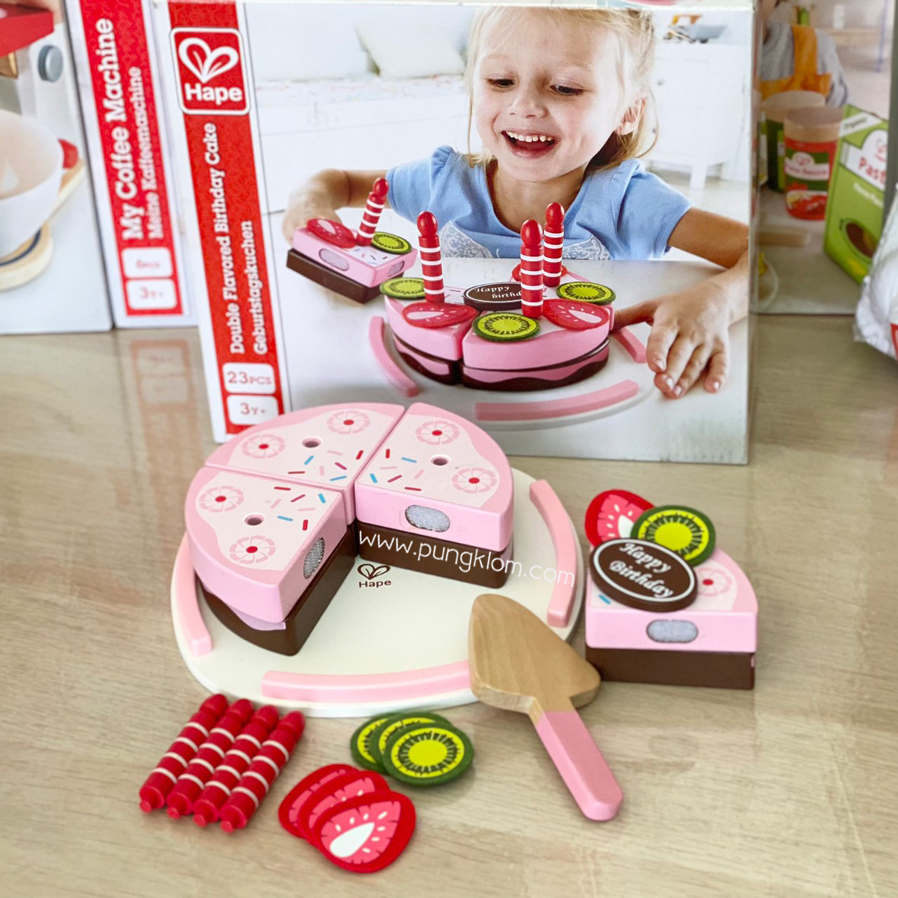 hape double flavored birthday cake