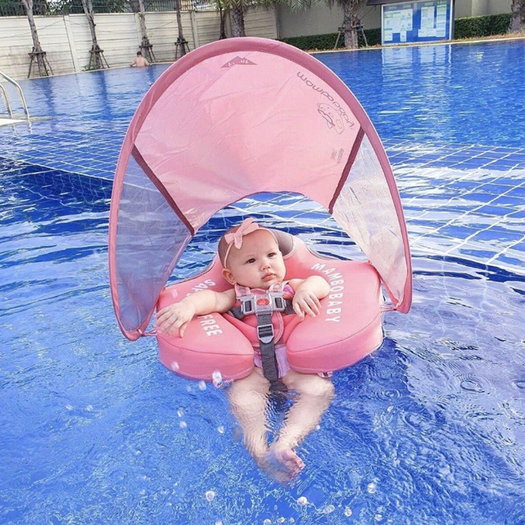 MAMBOBABY ห่วงยางอกพร้อมที่บังแดด รุ่น B530 (324m) pungklom