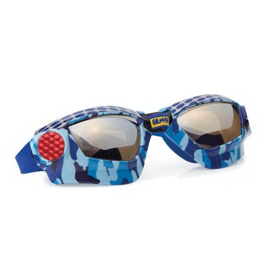 แว่นตาว่ายน้ำ Bling2o - MUDCAMO BLUE METAL GRILL