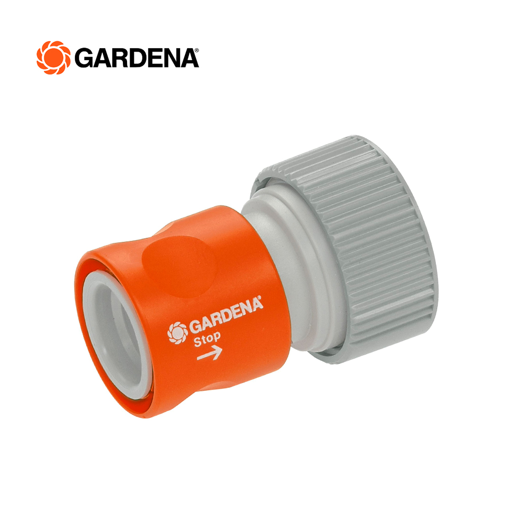 Gardena “Profi” Maxi-Flow System Waterstop Connector 19 mm (3/4")