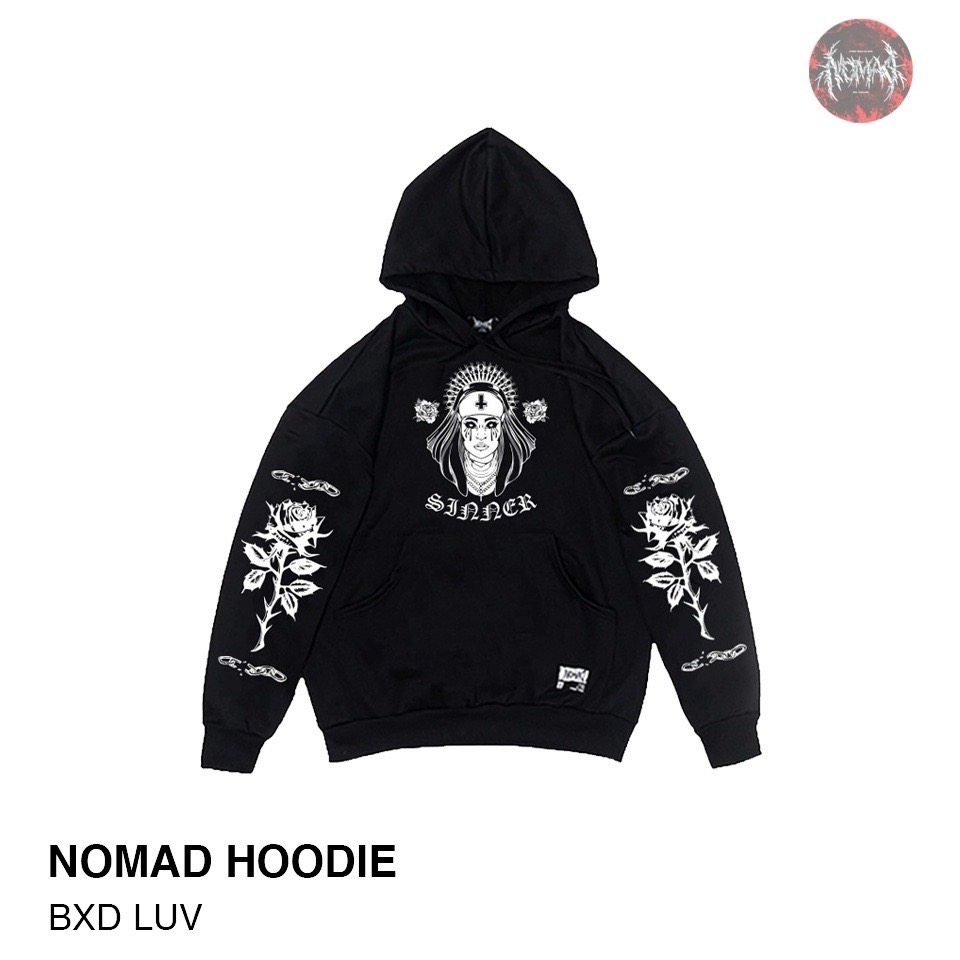 Nomad hoodie black " bxd luv ''
