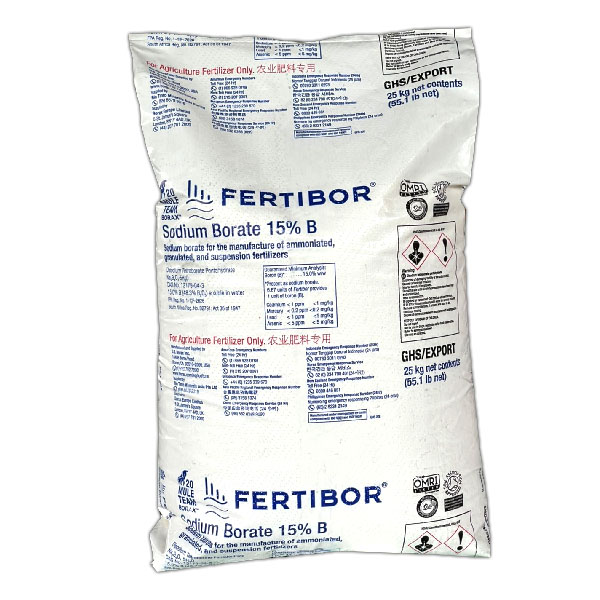 Fertibor เฟอร์ติบอร์ โบรอน 15.2%   บรรจุ 25 Kg.