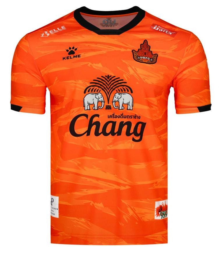2021 Udonthani FC Authentic Thailand Football Soccer League Jersey Orange Player