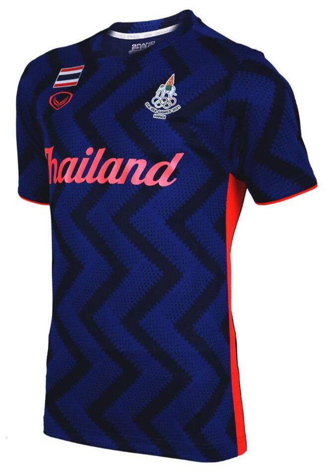 2022 Thailand National Team Jersey Shirt Player Training Blue -  SEA GAMES 2021