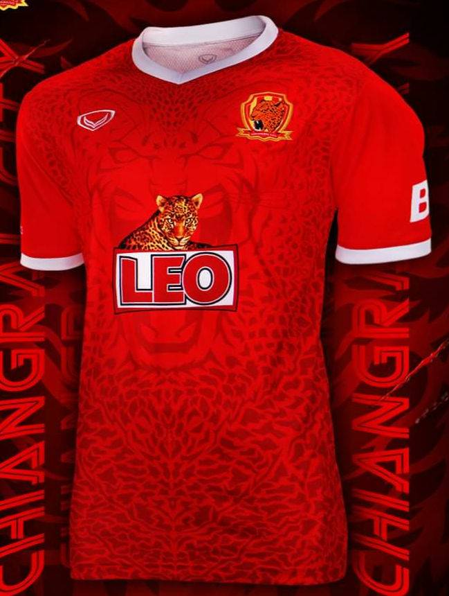 2021 Chiang Rai City FC Authentic Thailand Football Soccer League Jersey Red Home Player