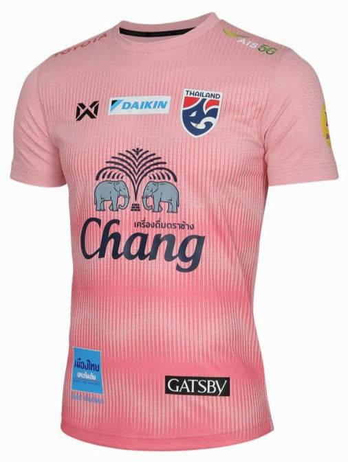 2022 Thailand National Team Thai Football Soccer Jersey Shirt Player Training Pink