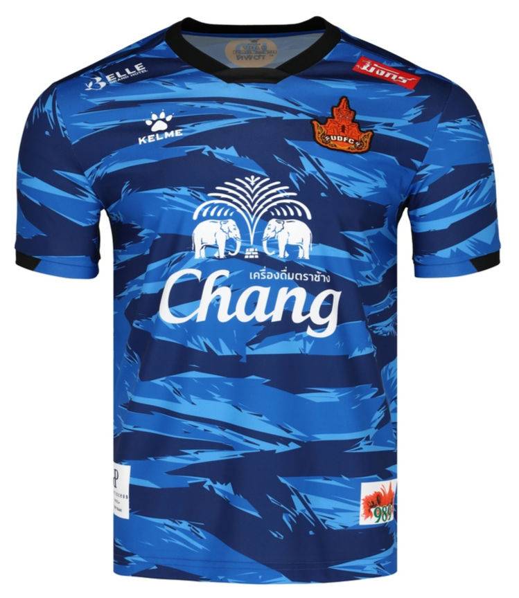 2021 Udonthani FC Authentic Thailand Football Soccer League Jersey Blue Player