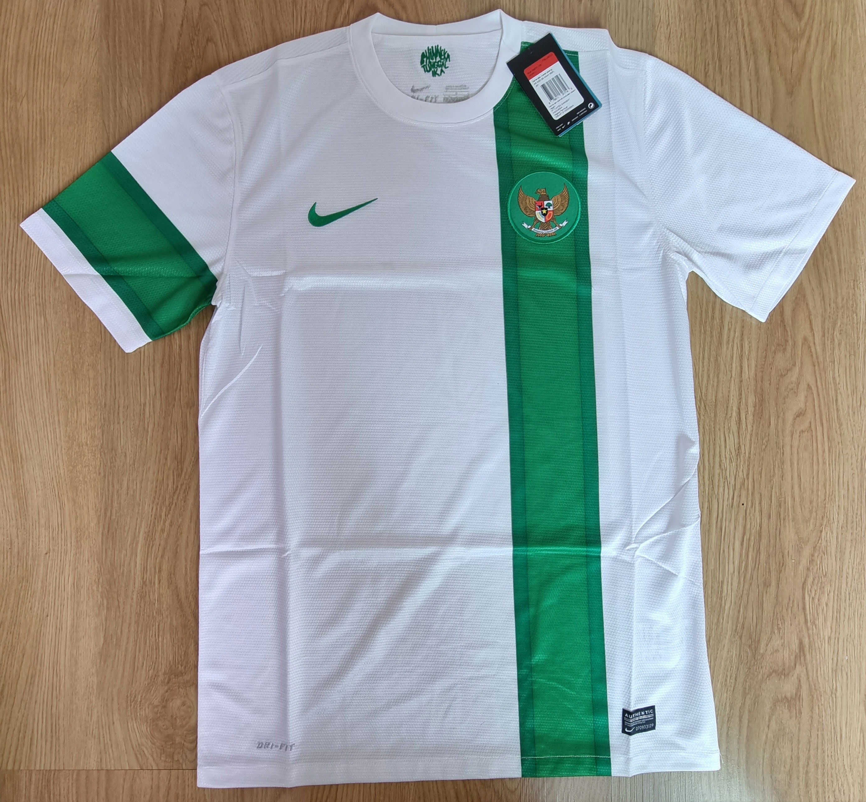 2012 Indonesia National Team Football Soccer Authentic Genuine Nike Jersey Shirt White