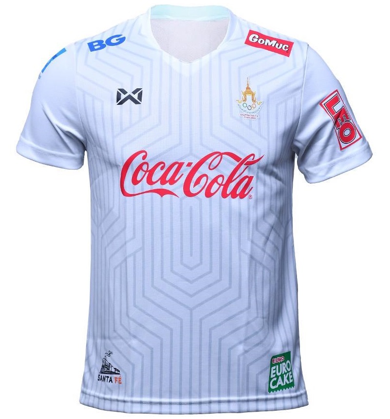 2021 Rajpracha FC Authentic Thailand Football Soccer League Jersey Shirt Home White