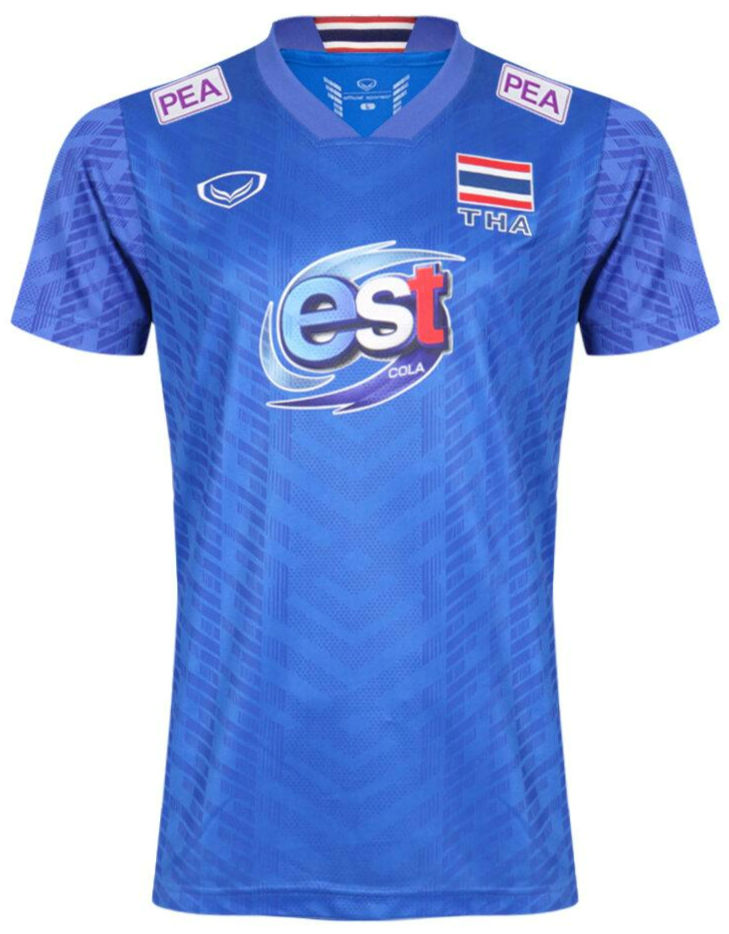 2021 Thailand Volleyball National Team Jersey Shirt Blue Player Nation League