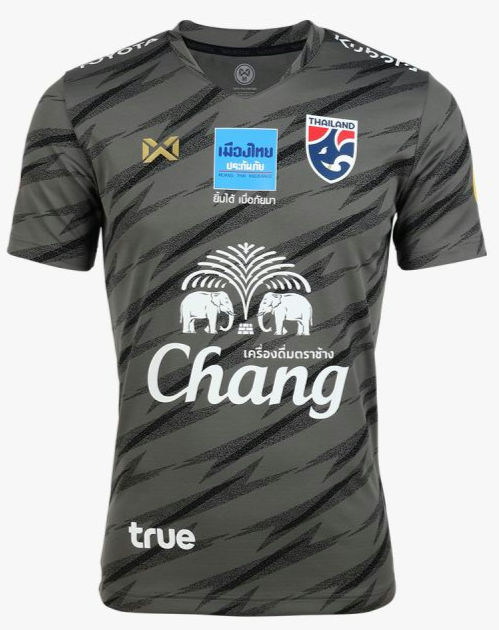 Thailand National Team Thai Football Soccer Jersey Shirt Player Training Black