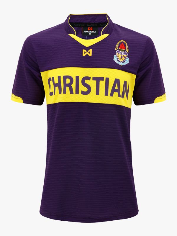 BCC Bangkok Christian College FC Authentic Thailand Football Soccer League Jersey Shirt Purple