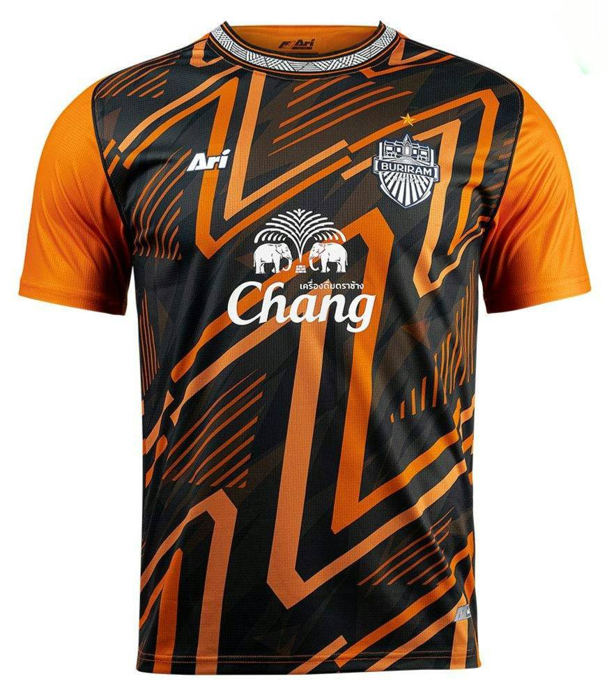 2022 Buriram United Thailand Football Soccer League Jersey Shirt Goalkeeper Orange - AFC Champion League - ACL Player Edition