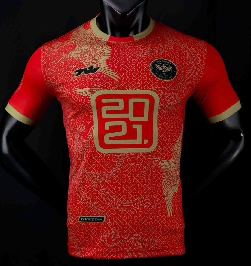 Thailand TWSPORT CNY YEAR OF OX RED COLLECTION JERSEY OF CHINESE NEW YEAR 2021