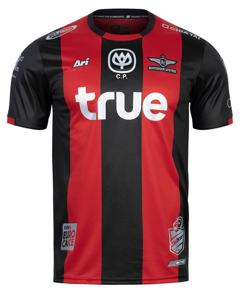 2020 Bangkok United Authentic Thailand Football Soccer League Jersey Shirt Red Home