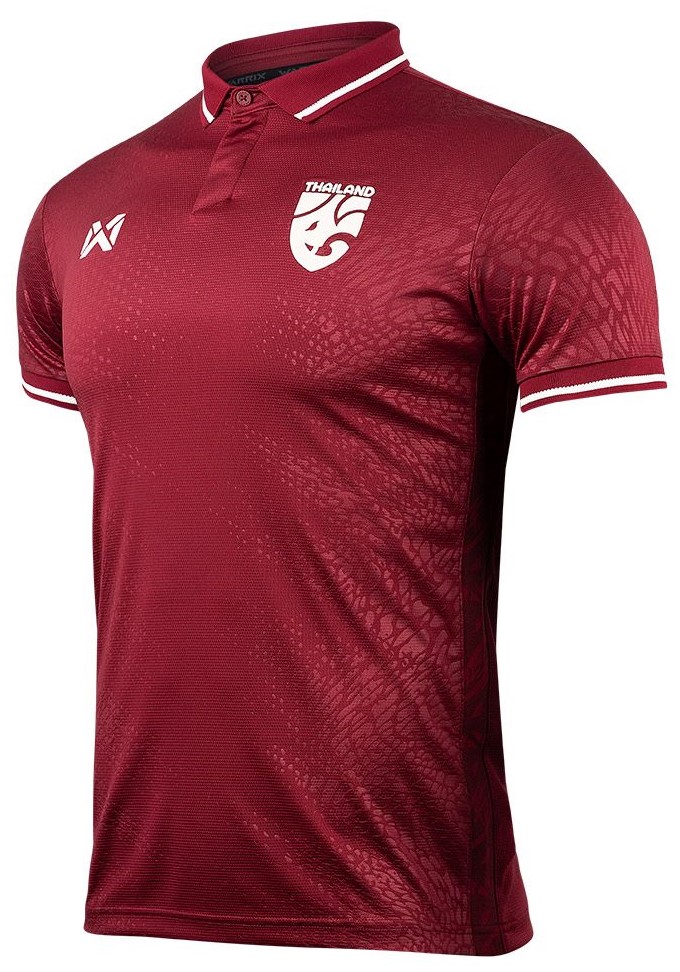 2022 Thailand National Team Thai Football Soccer Jersey Shirt Elephant Skin Away Red