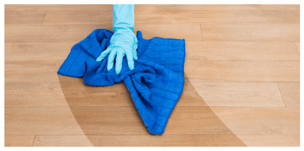 ทำความสะอาดเช็ดถูกระเบื้องยาง