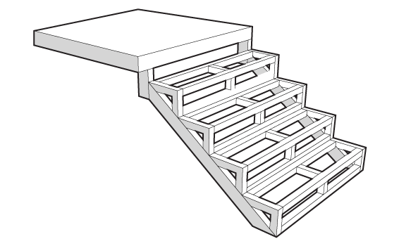 โครงสร้างโครงบันไดเหล็ก