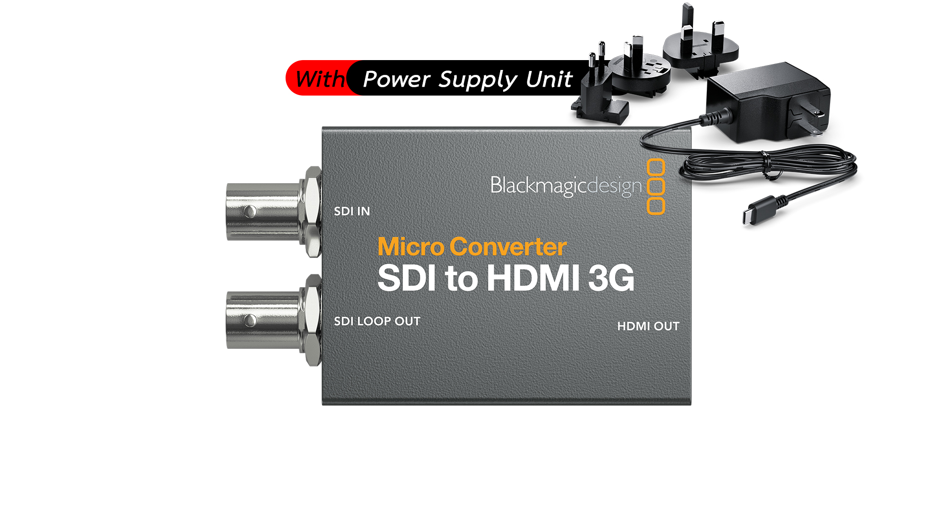 Micro Converter Hdmi To Sdi 3g Wpsu Hdmi Cable Blackmagic Micro