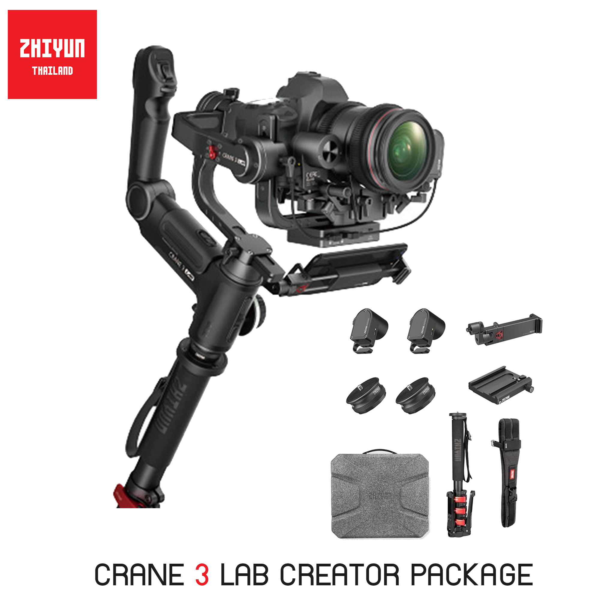 値下げ ZHIYUN Crane3 Lab + フォーカス&ズームコンボ 箱あり-